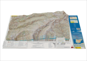 Visualización carta topográfica en 3D